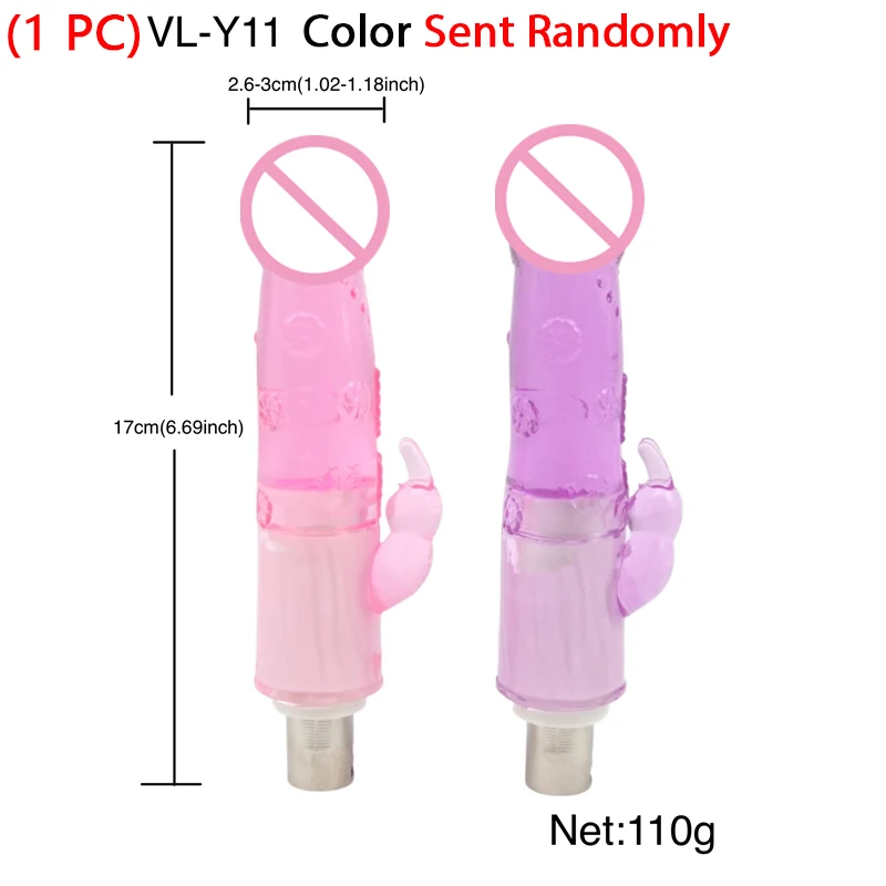 ROUGH BEAST 3XLR Sex Machine Dildo Attachment for Women Men Anal Butt Jelly Color Automatic Vibrator Thrusting Machine Accessory