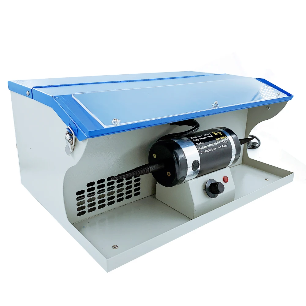 110V/220V Polishing Machine With Dust Collector Mini Polishing Grinding Motor Bench Grinder Polisher Jewelry Polisher Machine