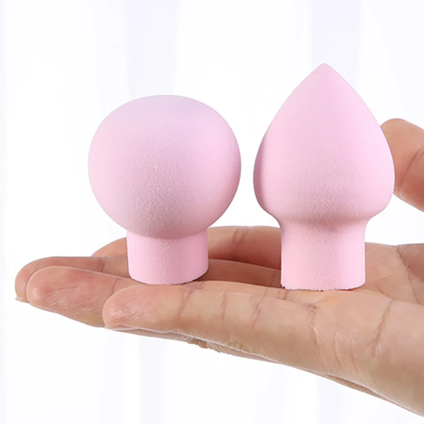 2ชิ้น/เซ็ตนุ่ม Hydrophilic ฟองน้ำแป้งพัฟแต่งหน้าพัฟเครื่องสำอางค์สำหรับสุภาพสตรีคอนซีลเลอร์ BB ครีมพัฟ