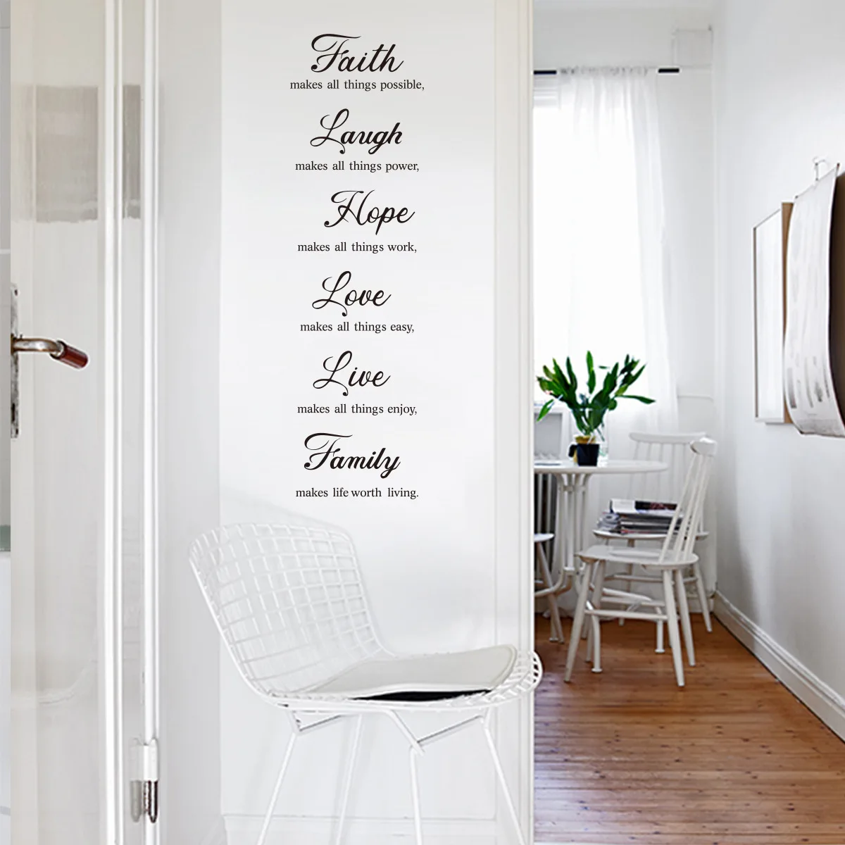 Lnspirational Wall Sticker Living Room Bedroom Background Wall Sofa Office Decoration Wall Sticker