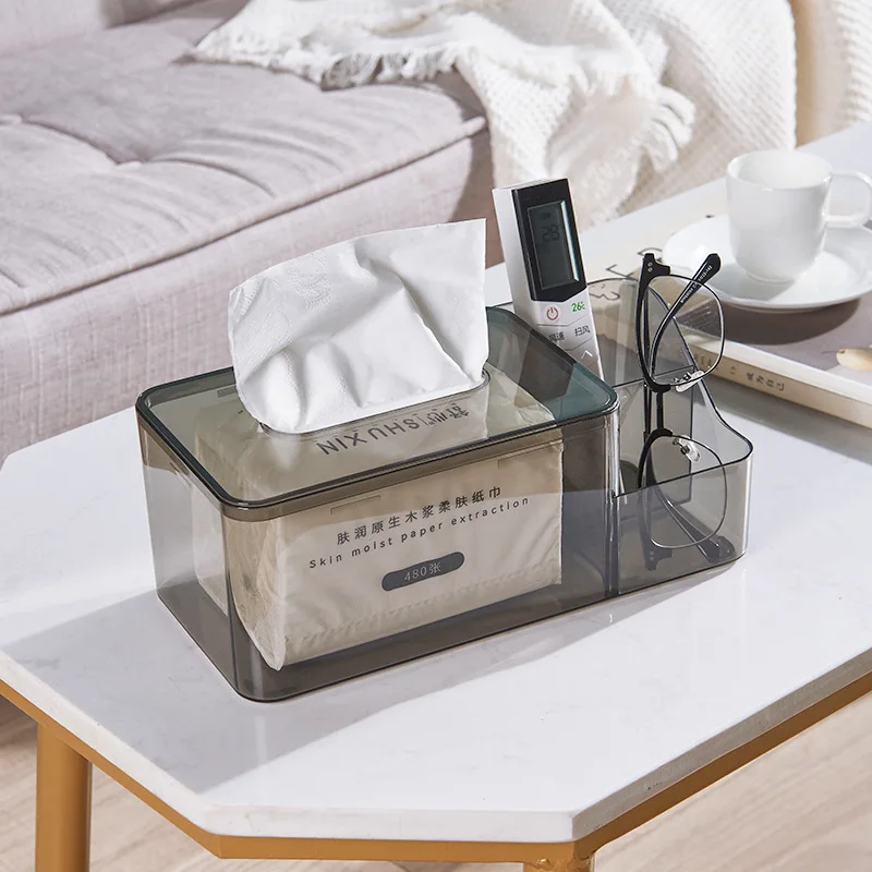 Napkin Holder Household Transparent Acrylic Box For Napkins Home Hotel Creative Tissue Box Storage Rack Cosmetic Storage