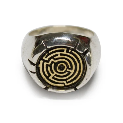 Wholesale Vintage Maze Ring Stainless Steel Mens New Design  Biker Rock Roll Gothic Punk Wedding Engagement Jewelry Ring OSR530