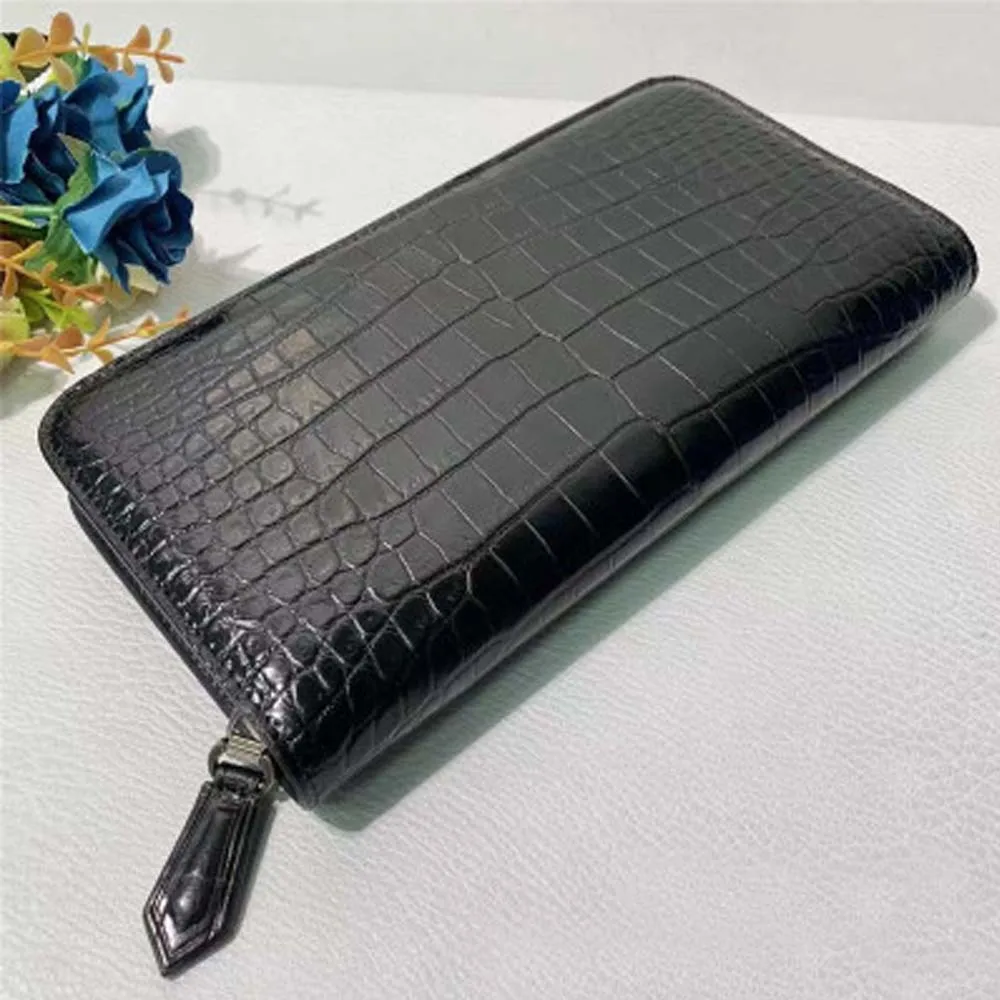 hongsen New product  crocodile  handbags  male  Hand caught  fashion   large capacity  Hand bag men clutch bag