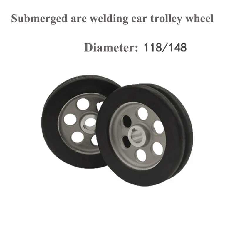 Submerged Arc Welding Car Wheel Accessories Time Submerged Arc Welding Trolley Tractor Wheel 118/148mm General Purpose