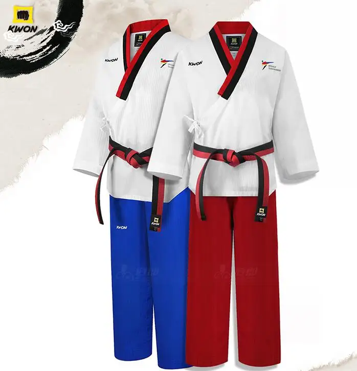 Original KWON Taekwondo EVOLUTION Poomsae dobok (EP20) Adult Children World Taekwondo Doboks Junior/Senior Dan Poomsae Uniforms