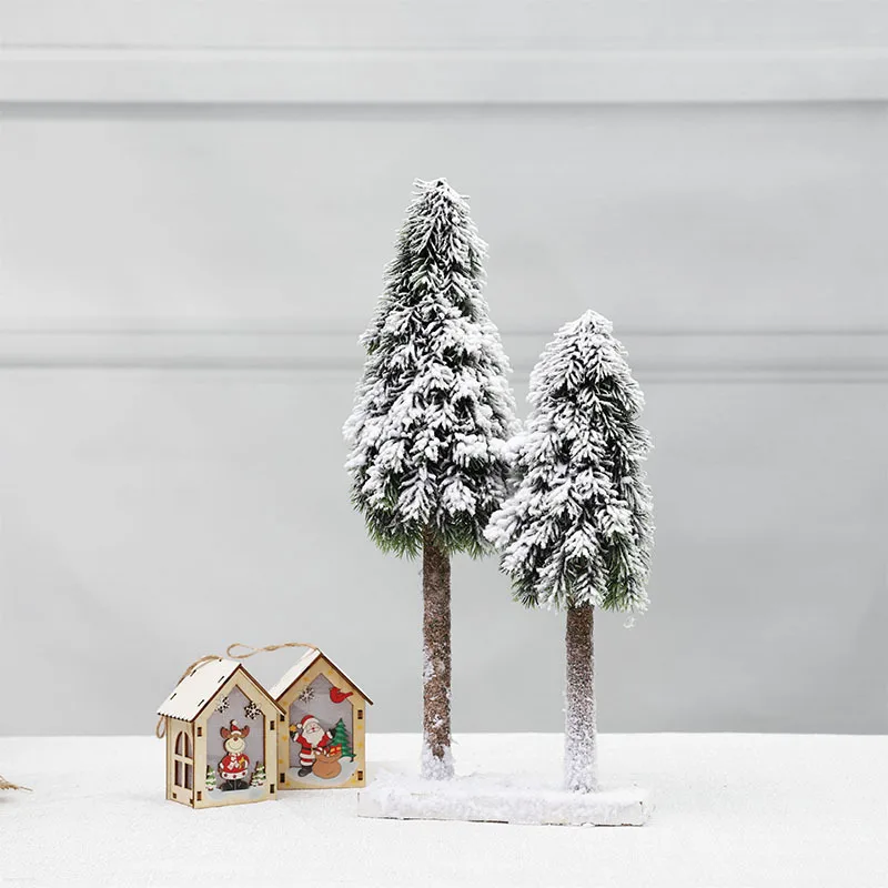 2022 Artificial Christmas Tree PE Flocking Process Ornaments Simulation Xmas Trees Ornaments Decor for Home Scene Decoration - Image 3