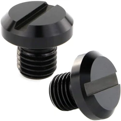 2Pcs M10*1.25 Mototcycle Mirror Hole Plug Screw for Honda Yamaha Kawasaki Suzuki Cover Caps Mount Bolts Accessories