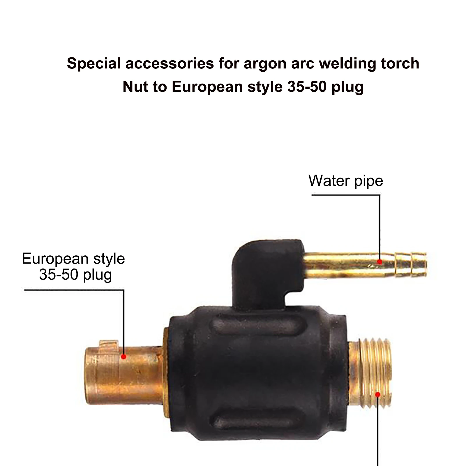 EU Plug 10-25/35-50 M16 Nut to 50 Square Quick Convert Push-in Connector Welding Gun Adapter Power Tools Adapter Connector