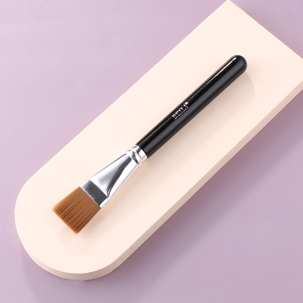 BEILI New Flat Large Foundation Makeup Brushes Liquid BB Cream Soft Synthetic-Fibre Make up Brush Facial DIY Mask Brush