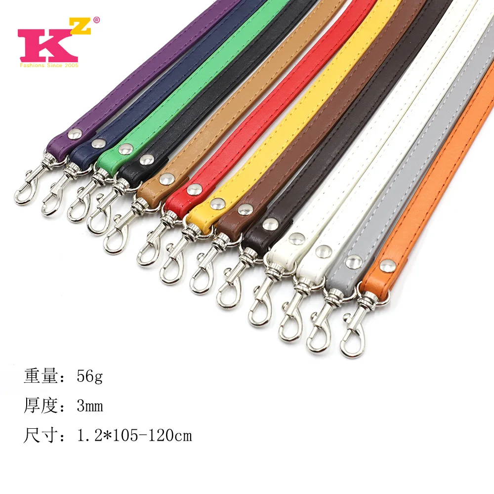 Women Bag Strap Leather Thin adjustable shoulder strap Messenger Bag Handle Silver Buckle 110~120cm for DIY Handbag Accessories