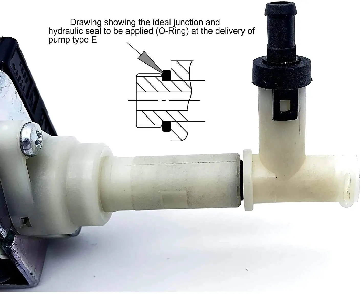 ULKA Model E Type EFP5 Solenoid Vibratory Water Pump 2/1 min ON/OFF, AC 120V 60Hz 52W For Breville Espresso Machines