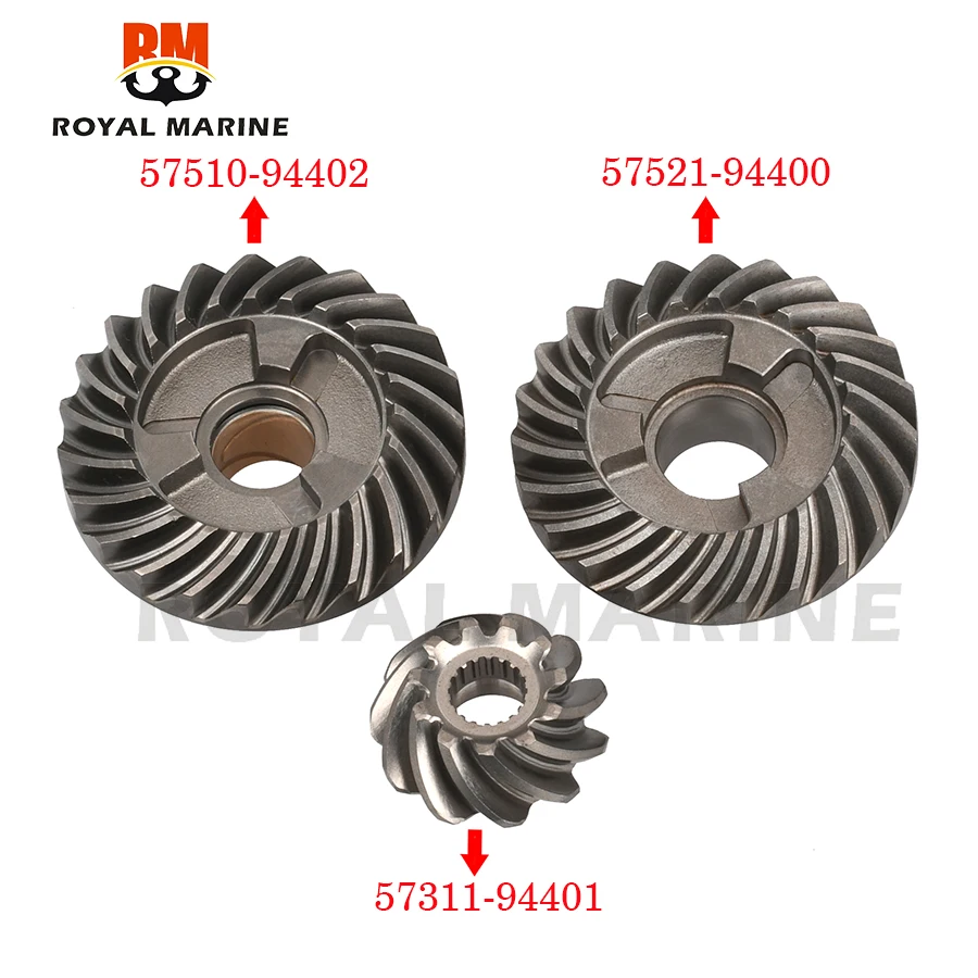 Gear kit for Suzuki 40HP Boat Motor 57311-94401 Pinion & 57521-94402 Reverse Gear & 57510-94402 Forward Gear high quality