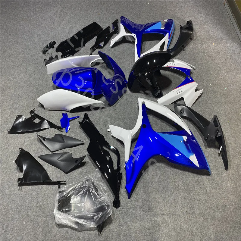 High quality ABS Fairings for GSXR600 06 07 GSXR750 GSX-R600 GSX-R750 2006 2007 blue white black GSXR 600 750 06-07 K6 fairing