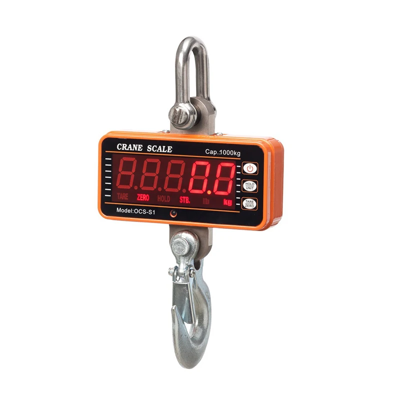 LCD digital electronic crane scale 1000KG crane scale high precision heavy crane scale kitchen scale luggage scale