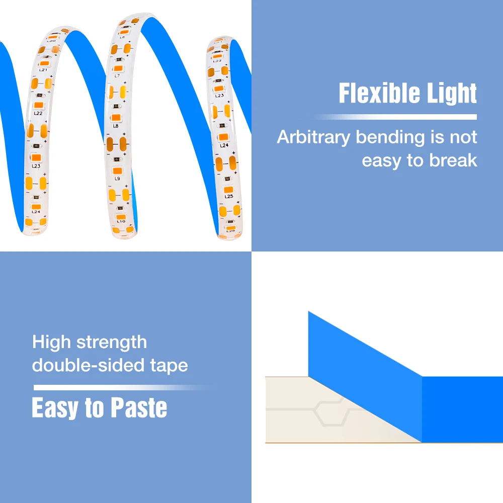 مصباح نمو LED كامل الطيف ، USB 5V ، 2835 SMD ، 0.5 م ، 1 م ، 2 م ، 3 م ، ضوء نباتي Fitolampy ، لزراعة النباتات الداخلية ، الشتلات