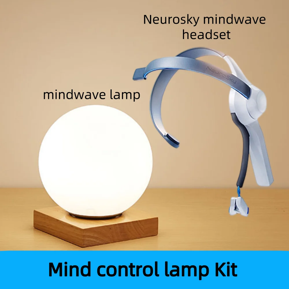 Mind Control Lamp Kit with Neurosky Mindwave Headset Brainwave Biofeedback Toy for Concentration Relaxation Training