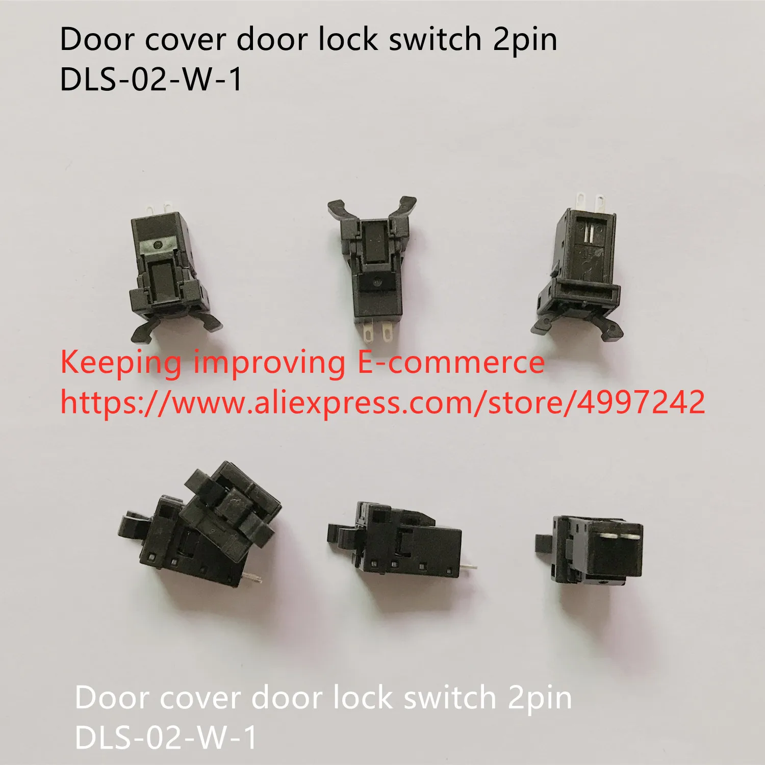 

Оригинальный новый 100% переключатель дверного замка, 2 контакта DLS-02-W-1