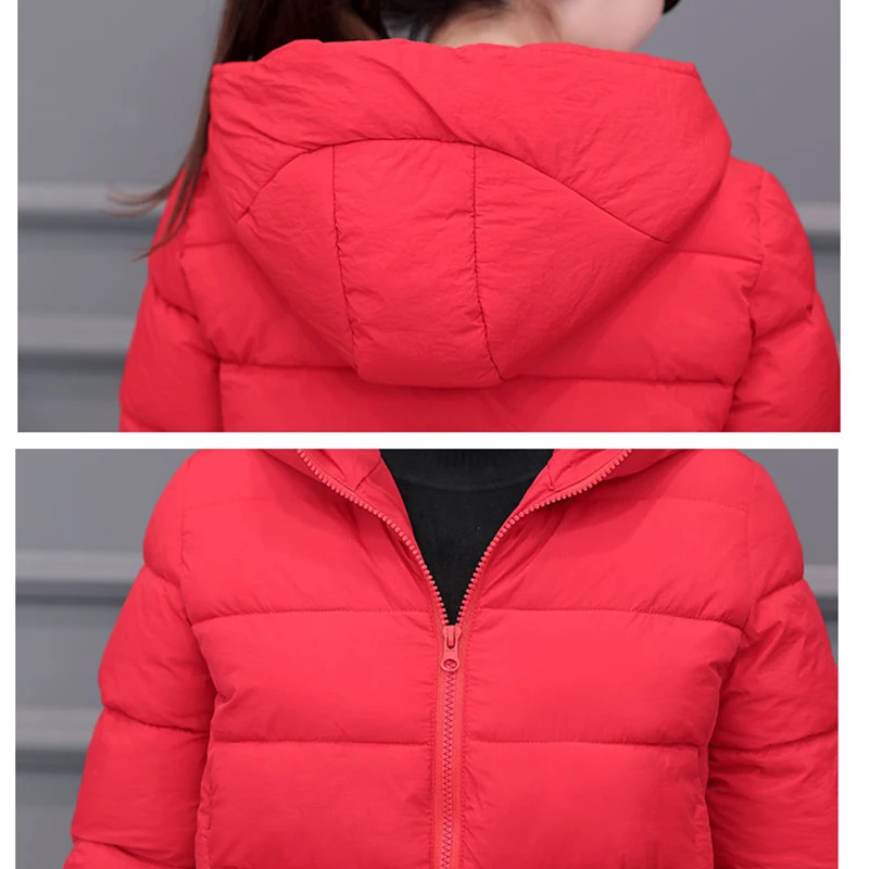 Women Bread jacket Hooded Parkas student New Winter Jacket Down Cotton Padded Coat Warm Thick Parka Female Overcoat 5XL Outwear