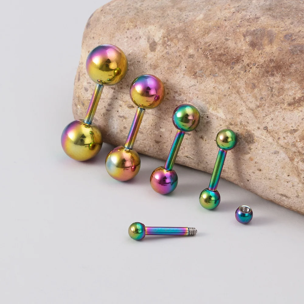 5 Stücke 2,5/3/4/5/6mm Kugeln Knorpel Helix Ohr Piercings Tragus Kugel Ohrstecker Chirurgenstahl Barbell Ohrring Mode Körperschmuck 16G – Detail 15