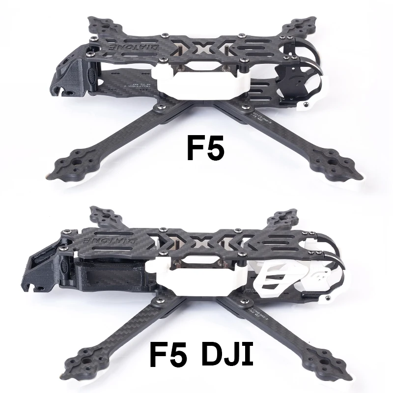 DIATONE ROMA F5 218mm T300 3K rama z włókna węglowego zestawy dla DJI FPV Air Unit FPV Racing Freestyle 5 cal 4S 6S drony DIY części