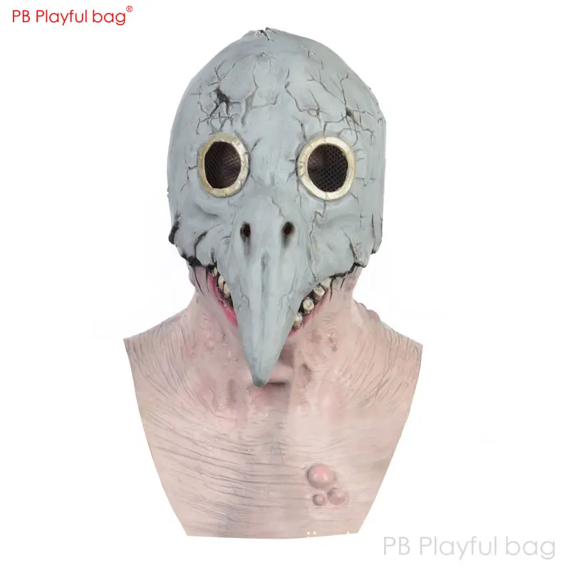 

Playful bag 2021 Plague Doctor cosplay mask Halloween Horror toys Doctor Schnabel Cosplay party mask for Adult Funny toy AB70