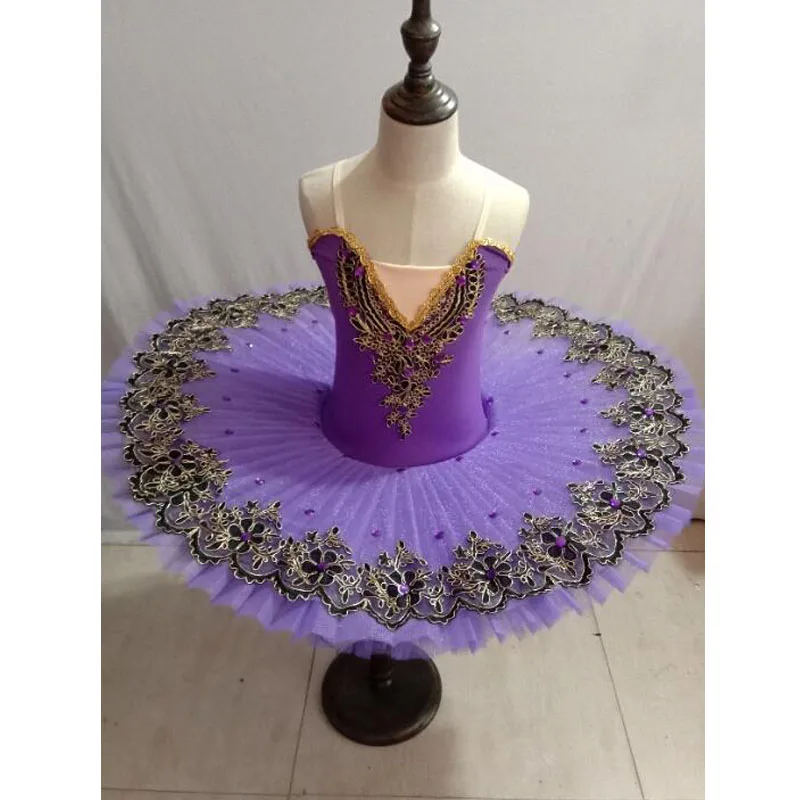 Tutú de Ballet Rosa profesional para niños y adultos, tutú de Swan Lake para niñas y mujeres, vestido de bailarina delicado, trajes de baile de salón, disfraz