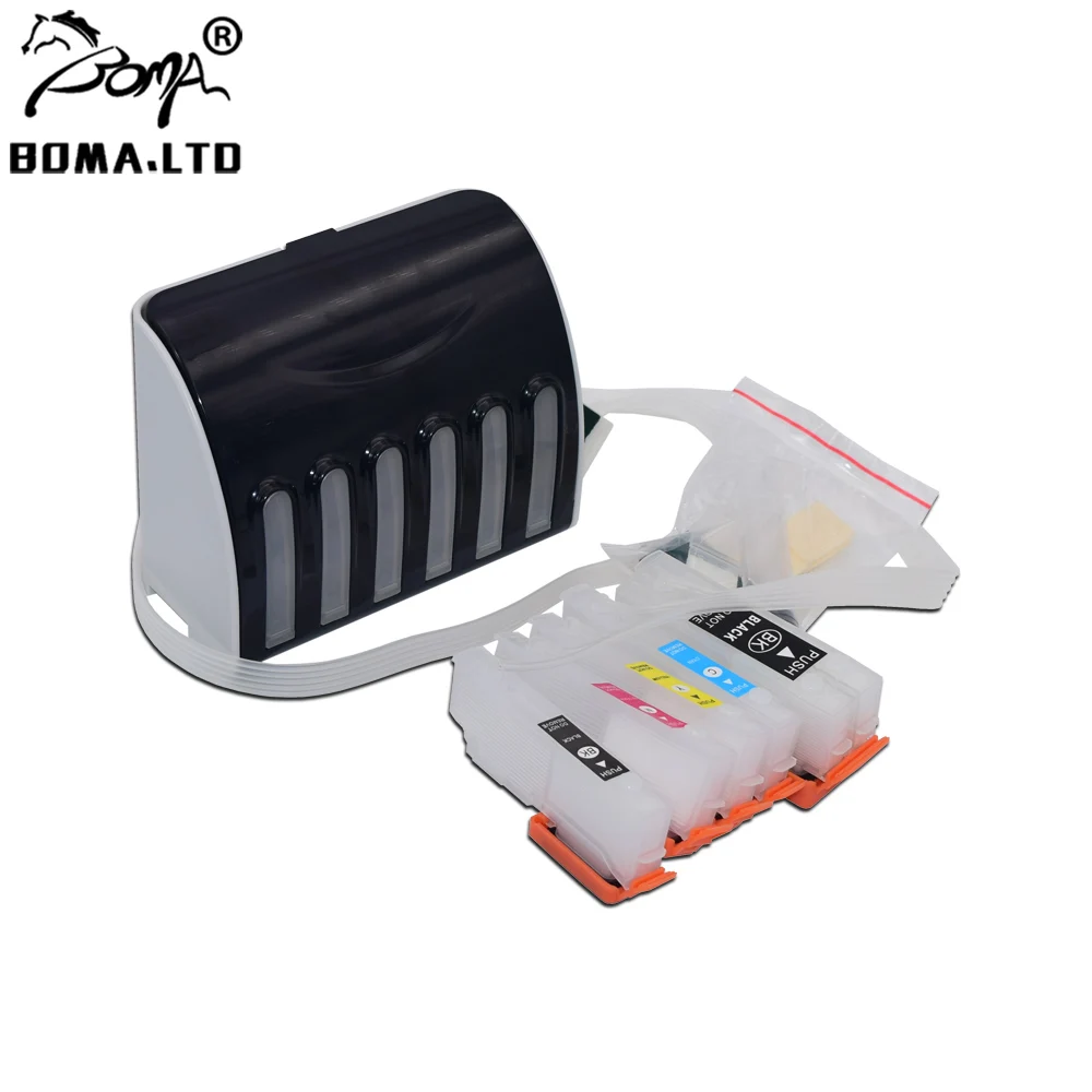 BOMA.LTD T410 410XL T410XL Ciss Ink Cartridge Chipless For EPSON XP-830 XP-630 XP-640 XP-530 830 630 640 530 Printer