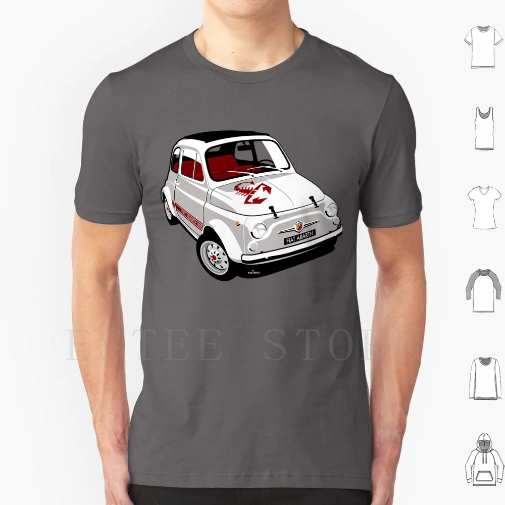 Abarth 695 ss t camisa impressão algodão abarth 695 ss 500 500d 500l 500r 500f belina giardiniera lusso rinnovata alegre