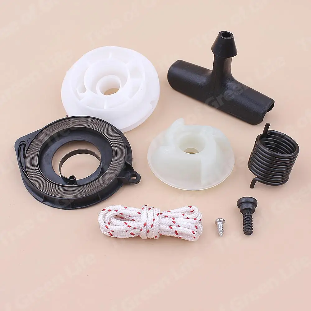 Giật Khởi Động Ròng Rọc Mùa Xuân Cầm Dây Bộ Husqvarna 435 440 445 450 445E 450E Máy Cưa Xích