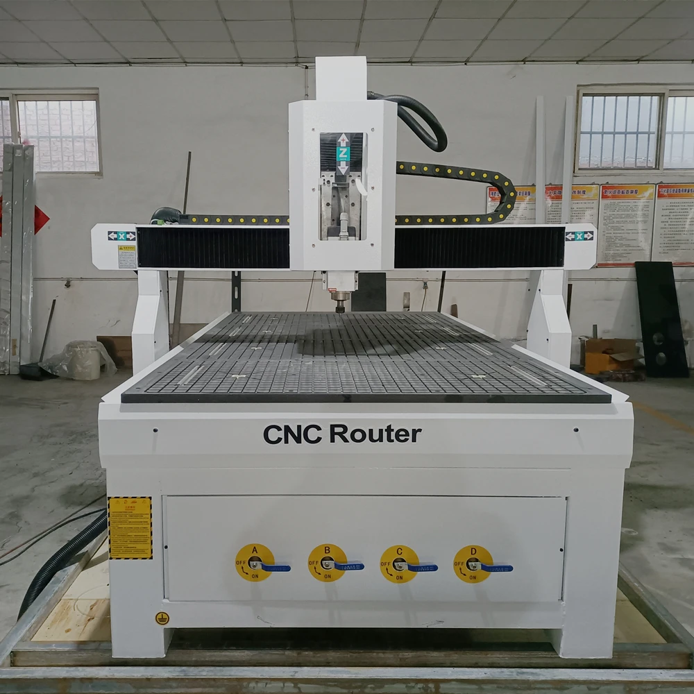 1.5Kw 2.2Kw 1224 Full Cast Iron CNC Router Z axis 150mm Support Upgrade To 4 Axis For Engraver And Milling Steel Aluminum Wood