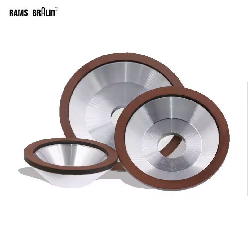 1 piece Dia. 100mm /125mm /150mm Cup-Shaped Resin Abrasive Grinding Wheel Knife Sharpening