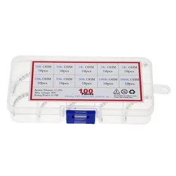 100pcs 3*3 Trimpot Trimmer Potentiometer Kit Box Variable Resistor Kit 100R-500k 3X3 SMD Potentiometer Resistance set
