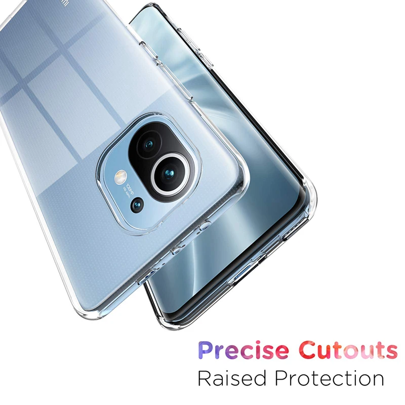 Ultra Thin Clear Soft TPU Case For Xiaomi Mi 11 Redmi 9T 9A 9C Note 10 10S 9S 8T 9 8 7 6 5 Pro 4X 8A 7A 6A 5A 4A Phone Case