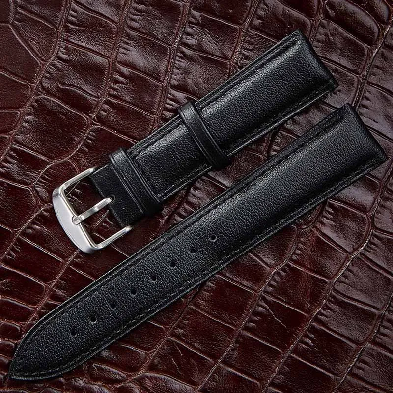 Napa Pattern Leather Watch Strap Waterproof Watch Band Leather Watchband 12mm 14mm 16mm 18mm 20mm 22mm 24mm