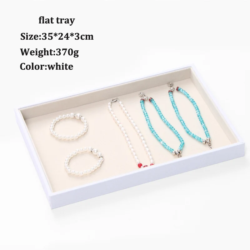 Multicolor Organizer Storage Box Cases Necklace Bracelet Bangle Ring Earring Pendant Stand Watch Holder For Woman jewelry Tray