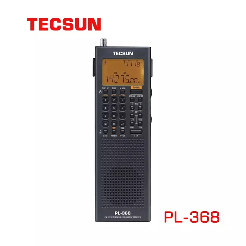 Tecsun PL-368 Full-Band Digital Demodulator DSP/Single Sideband SSB Receiver/Stereo Radio