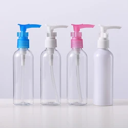 5pcs 30ml 50ml 100ml Bathroom Portable Soap Dispensers Lotion Shampoo Shower Gel Soap Empty Bath Pump Bottle Travel Containers