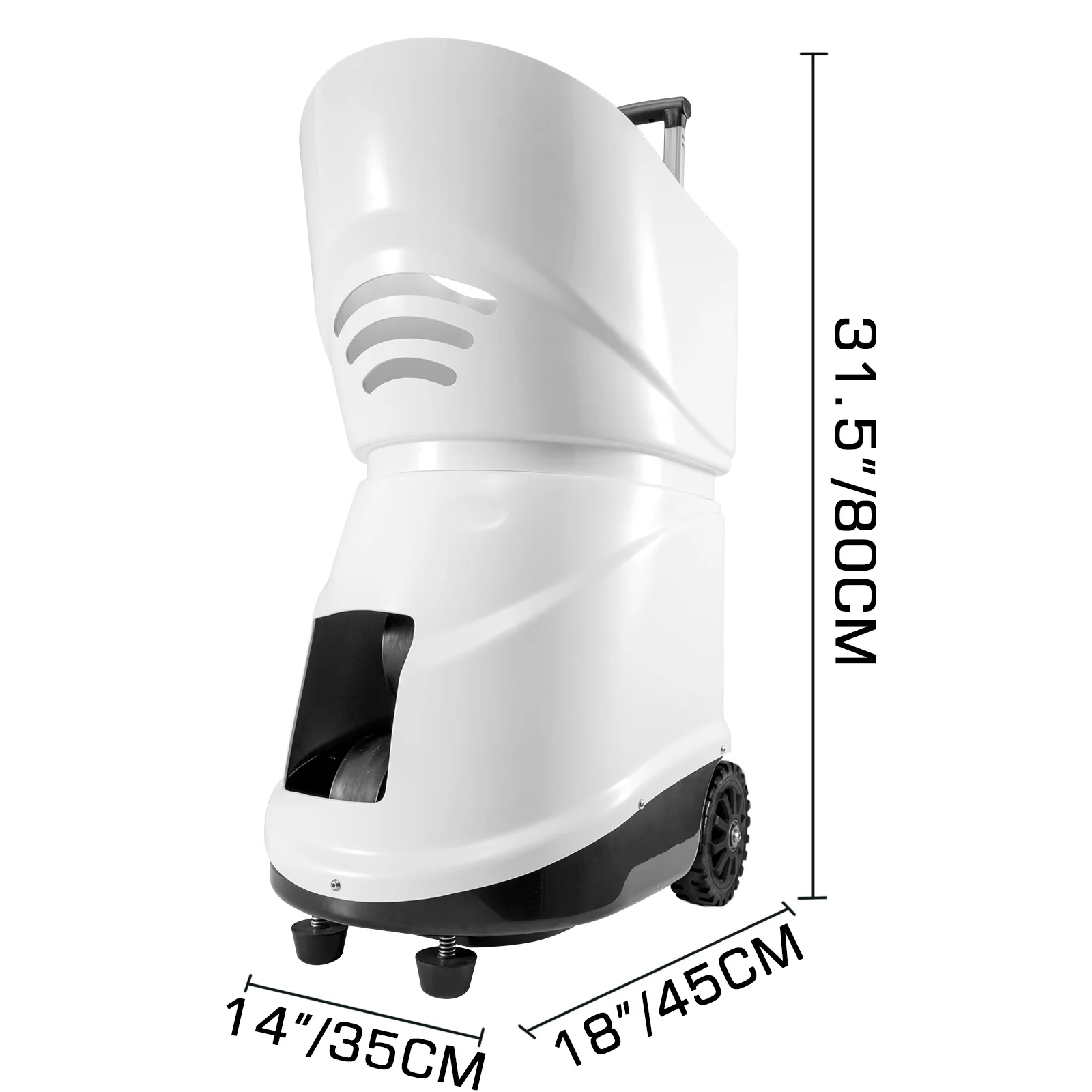 VEVOR TS-03/06/08 Tennis Automatic Serve Machine Trainer Phone Support Portable Machine APP Control Count für Tennistraining