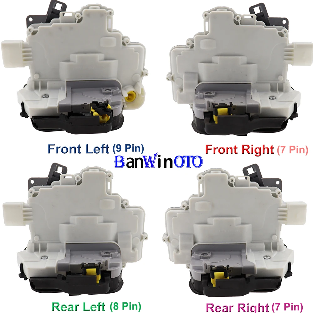 4F1837015 Door Lock Latch Actuator Central Mechanism Motor Fit for Audi A3 A6 C6 Allroad A8 R8 Seat Exeo 8EI837015AA 4F1837015E