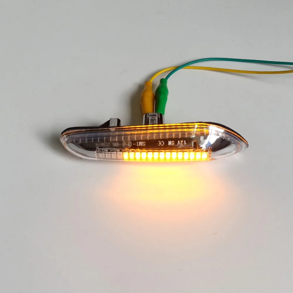 Dynamisches LED-Blinklicht Seitenmarkierungsleuchte für BMW E60 E61 E90 E91 E87 E81 E83 E84 E88 E92 E93 E82 E46 1 3 5 Serie X1 X3 2004 – Detail 25
