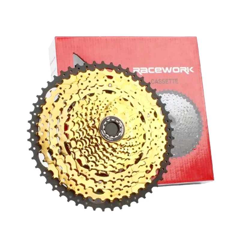 RACEWORK 11v 12v 10v Cassette 12 11 10 Speed Mtb Cassette Bicycle Ratchet HG Mountain Bike Sprocket 42/46/50/52T Freewheel