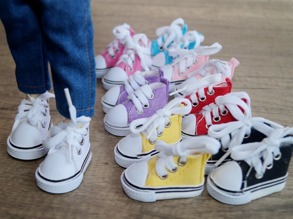 

BJD SHOES Sneakers Canvas Sports Flats For 1/6 11" YOSD DK DZ AOD DD Doll Free Shipping