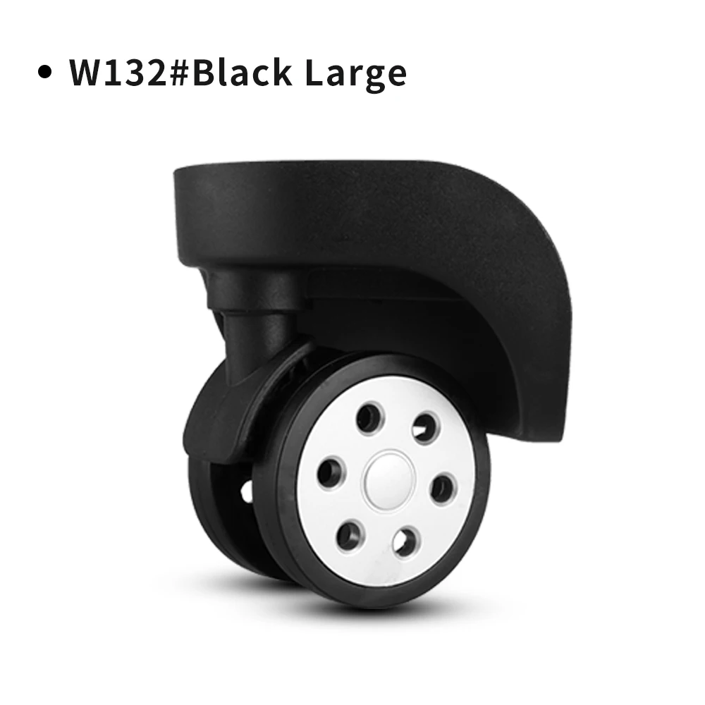 DILONG W132 Trolley luggage wheels accessories repair password suitcase pulley luggage universal wheel black a pair of casters