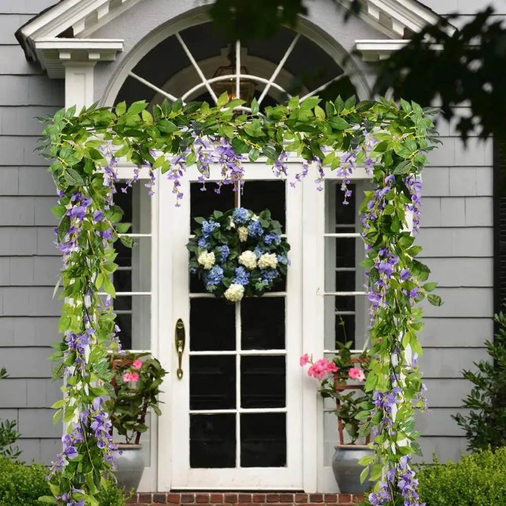 Silk Wisteria Garland 6