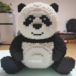 7822pcs Creative DIY Assemable Animal Cute Panda Mini Diamond Building Blocks Educational Boy Toys For Children 3D Model Bricks