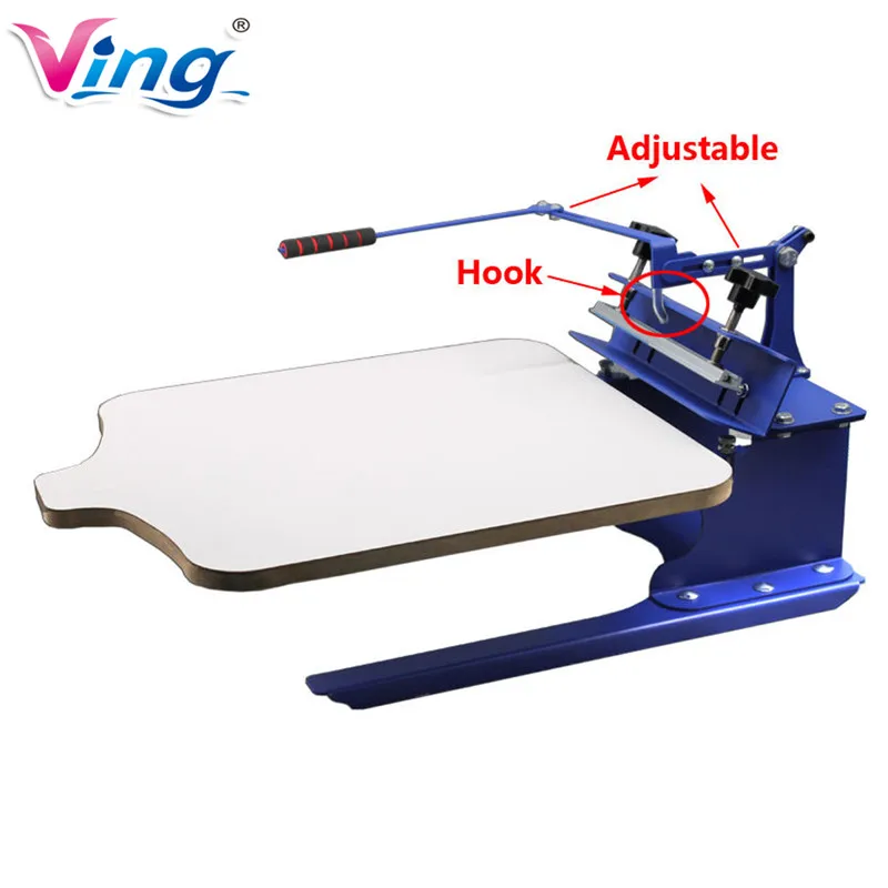 1 Station Silk Screen Printing Machine / DIY T-Shirt Press Printer Single Color