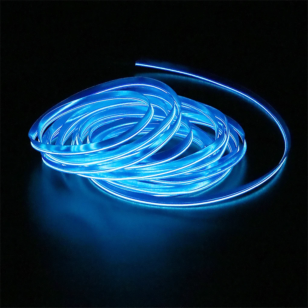 5 Meter Car Interior Atmosphere LED Light Strip Decorative Lamp Flexible Light Automotive Accessory  Red