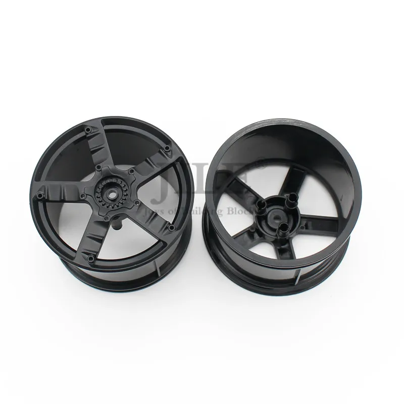 High-Tech Wheel 62.3x42mm Racing Large with Tire 81.6x44 ZR Tread 37383 68577 23799 MOC 39933 Car Technology Building Blocks