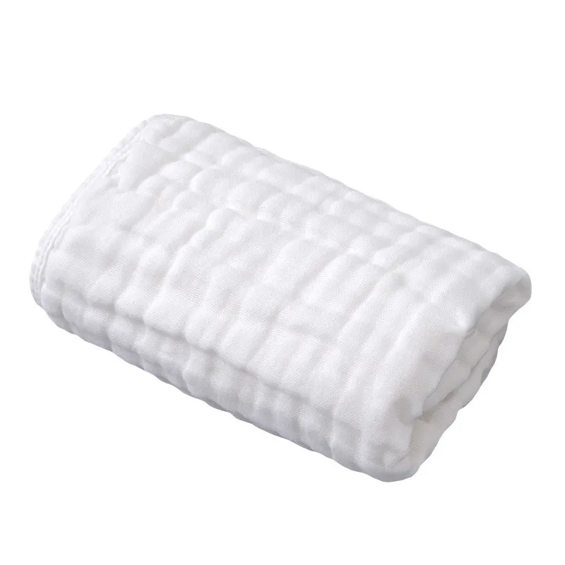 1PCS Baby Rectangular Bath Towel 6-layer Gauze Super Soft Absorbent Face Towel 35*75