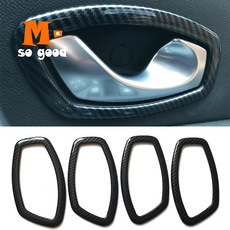 

ABS For Renault fluence Samsug Sm3 megane Car door inner handle bowl frame panel Cover Trim 2011 - 2015 accessories shell